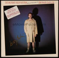 2a242 GEORGE CARLIN signed album sleeve '78 on his album Indecent Exposure, some of his best!