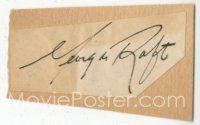 2a549 GEORGE RAFT signed 1.25x2 cut album page '30s can be framed with a repro still!