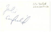 2a629 JOHN GARFIELD signed 3x5 index card '40s can be framed with a repro still!