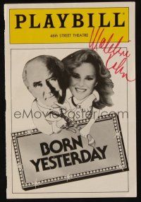 2a486 MADELINE KAHN signed playbill cover '88 when she appeared on stage in Born Yesterday!