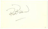 2a651 REX REED signed 3x5 index card '80s can be framed with a repro still!