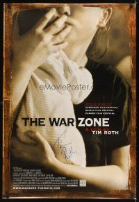 2a085 WAR ZONE signed DS 1sh '99 by director Tim Roth, dysfunctional family melodrama!