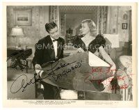 2a269 ARTHUR LAKE/PENNY SINGLETON signed 8x10 still '46 by BOTH stars, with their character names!