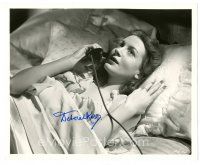 2a286 DEBORAH KERR signed deluxe 8x10 still '47 laying in bed on the phone from The Hucksters!