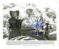 2a396 TOOTSIE signed 8x10 still '82 by BOTH Dustin Hoffman AND Charles Durning!