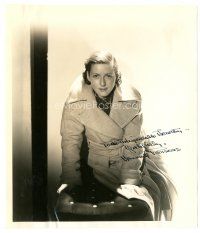 2a443 HARRIET PARSONS signed 8x9.5 still + postcard '40s one of the first female movie producers!