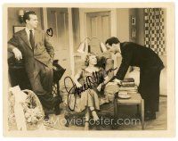 2a326 JUNE ALLYSON signed 8x10 still '50s with jealous real life husband Dick Powell!