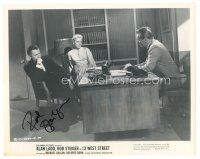 2a373 ROD STEIGER signed 8x10 still '62 looking worried with Dolores Dorn in 13 West Street!