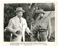 2a374 ROLAND WINTERS signed 8x10 still '48 in jungle as Charlie Chan in The Feathered Serpent!