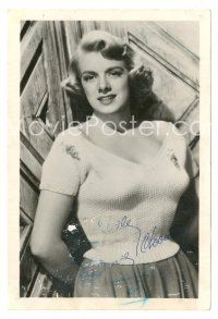 2a425 ROSEMARY CLOONEY signed 4.75x7 still '50s waist-high portrait in sexy sweater!