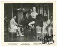 2a382 SHELLEY WINTERS signed 8x10 still '49 in wild outfit as sexy performer in South Sea Sinner!