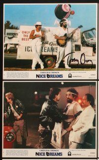 2a406 CHEECH & CHONG'S NICE DREAMS 8 8x10 mini LCs '81 ONE signed by Tommy Chong!