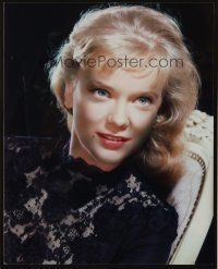 2a404 ANNE FRANCIS signed 8.5x10.5 page + REPRO 8x10 '07 portrait & in robe from  Forbidden Planet!