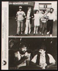 2a213 IT CAME FROM HOLLYWOOD signed presskit w/ 6 stills '82 by Tommy Chong on cover & still!