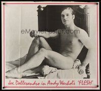 2b310 ANDY WARHOL'S FLESH Aust special poster '68 great different image of nude Joe Dallesandro!