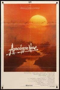 2b320 APOCALYPSE NOW Aust 1sh '79 Francis Ford Coppola, cool image of choppers!