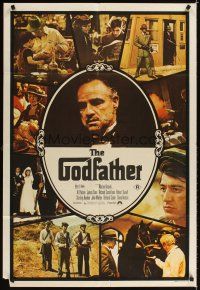 2b333 GODFATHER Aust 1sh '72 Marlon Brando & Al Pacino in Francis Ford Coppola crime classic!