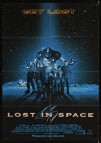 2b343 LOST IN SPACE Aust 1sh '98 William Hurt, Heather Graham, Gary Oldman, sci-fi!