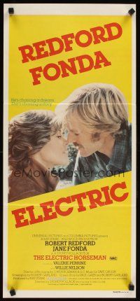 2b474 ELECTRIC HORSEMAN Aust daybill '79 Sydney Pollack, Robert Redford & Jane Fonda!