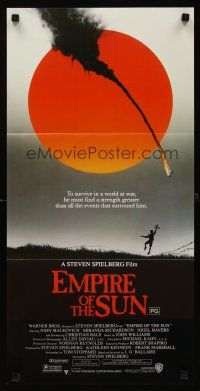 2b478 EMPIRE OF THE SUN Aust daybill '87 Stephen Spielberg, John Malkovich, first Christian Bale!