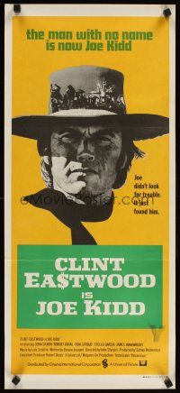 2b593 JOE KIDD Aust daybill '72 John Sturges, if you're looking for trouble, he's Clint Eastwood!