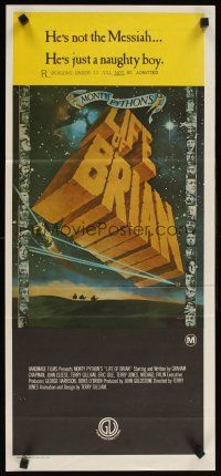 2b634 LIFE OF BRIAN Aust daybill '79 Monty Python, Graham Chapman in the title role!