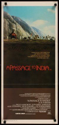 2b726 PASSAGE TO INDIA Aust daybill '84 David Lean, Alec Guinness, cool desert design!