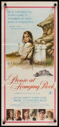 2b733 PICNIC AT HANGING ROCK Aust daybill '75 Peter Weir classic about vanishing schoolgirls!