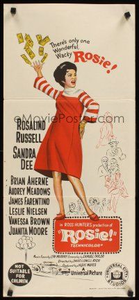 2b798 ROSIE Aust daybill '67 there's only one wonderful, wacky Rosalind Russell!