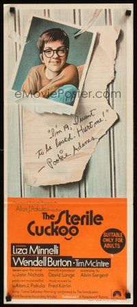 2b879 STERILE CUCKOO Aust daybill '69 Liza Minnelli is Pookie, she's 19 and wants to be loved!