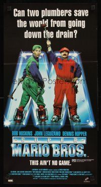 2b894 SUPER MARIO BROS Aust daybill '93 Hoskins, John Leguizamo as Nintendo game characters!