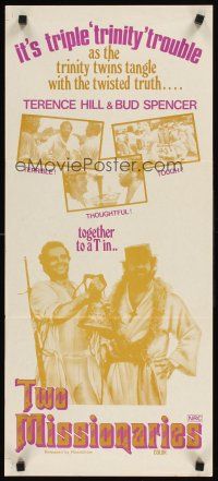 2b947 TURN THE OTHER CHEEK Aust daybill '74 wacky Bud Spencer & Terence Hill!