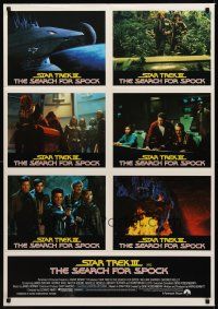2b315 STAR TREK III Aust LC poster '84 The Search for Spock, cool sci-fi images of cast!