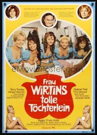 2b185 COUNTESS DIED OF LAUGHTER German '73 Frau Wirtins Tolle Tochterlen, sexy Terry Torday!
