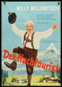2b194 DER HOCHTOURIST German '61 great art of wacky Willy Millowitsch!