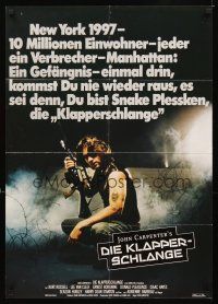 2b204 ESCAPE FROM NEW YORK German '81 Carpenter, different image of Kurt Russell as Snake!