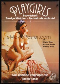2b270 PLAYGIRLS German '70s Brigitte Delon, Monique Mercier, sexy nude woman in bed!