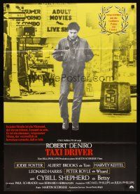2b291 TAXI DRIVER German '76 cool image of Robert De Niro, directed by Martin Scorsese!