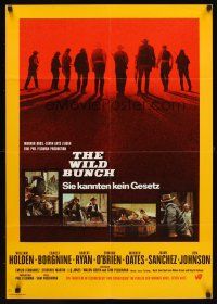 2b302 WILD BUNCH German '69 Sam Peckinpah cowboy classic, William Holden & Ernest Borgnine!