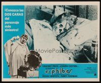 2b048 ABOMINABLE DR. PHIBES Mexican LC '71 Vincent Price, creepy image of dead body in bead!