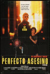 2b039 PROFESSIONAL Mexican poster '94 Luc Besson's Leon, Jean Reno, youngest Natalie Portman!