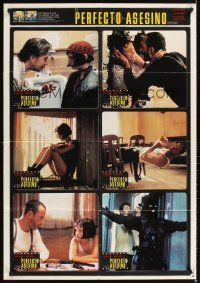 2b040 PROFESSIONAL Mexican poster '94 multiple images of Jean Reno, youngest Natalie Portman!
