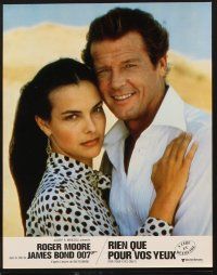 2b089 FOR YOUR EYES ONLY 10 French LCs '81 Carole Bouquet, Roger Moore, sexy Lynn-Holly Johnson!