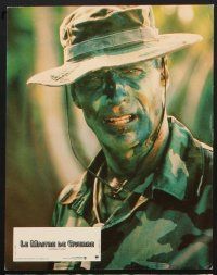 2b105 HEARTBREAK RIDGE 8 French LCs '86 action images of Clint Eastwood in camoflauge!