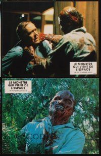 2b081 INCREDIBLE MELTING MAN 12 French LCs '81 AIP, gruesome images of new horror creature!