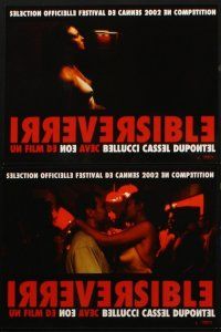 2b113 IRREVERSIBLE 6 French LCs '02 Gaspare Noe, Monica Bellucci, Vincent Cassel!