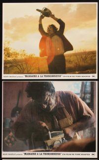 2b093 TEXAS CHAINSAW MASSACRE 10 French LCs '82 Tobe Hooper cult classic slasher horror!
