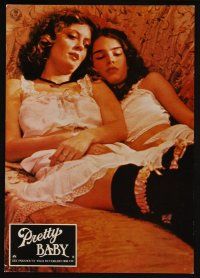2b147 PRETTY BABY 2 German LCs '78 directed by Louis Malle, young Brooke Shields w/Susan Sarandon!