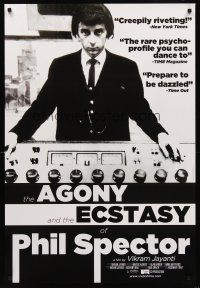 2c022 AGONY & THE ECSTASY OF PHIL SPECTOR 1sh '09 cool image of troubled music producer!