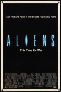 2c031 ALIENS 1sh '86 James Cameron, there are some places in the universe you don't go alone!